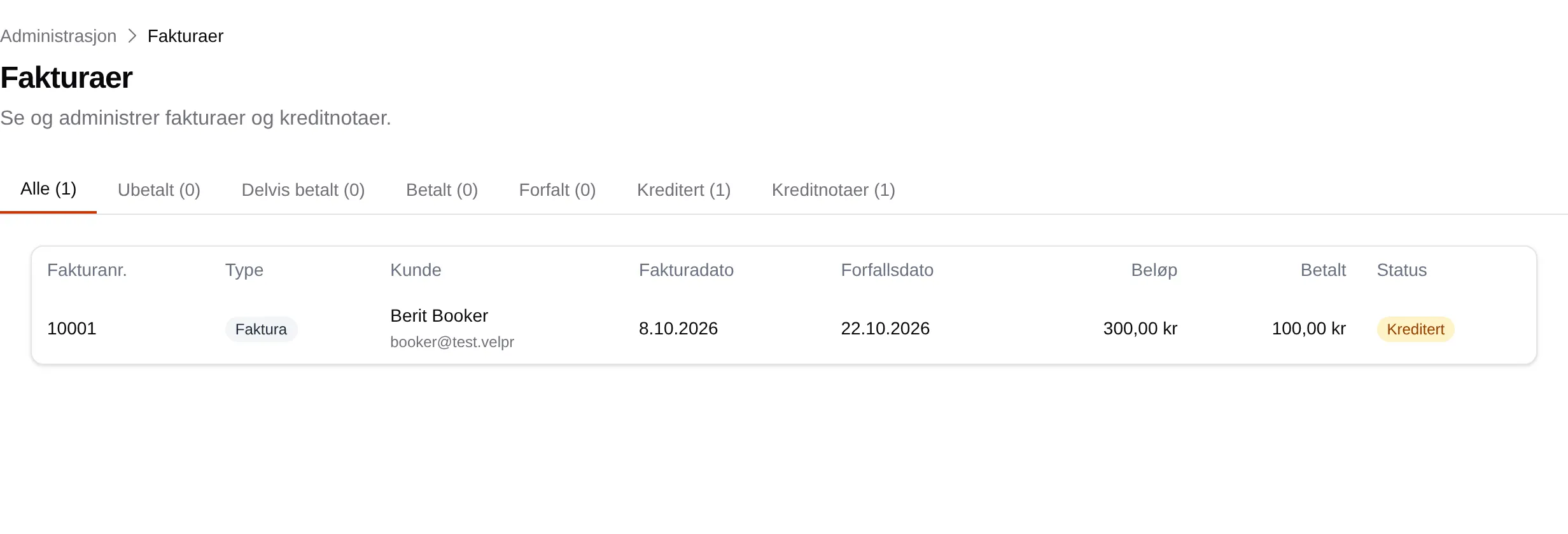 Fakturaer
