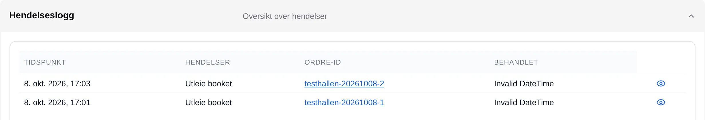 Hendelseslogg