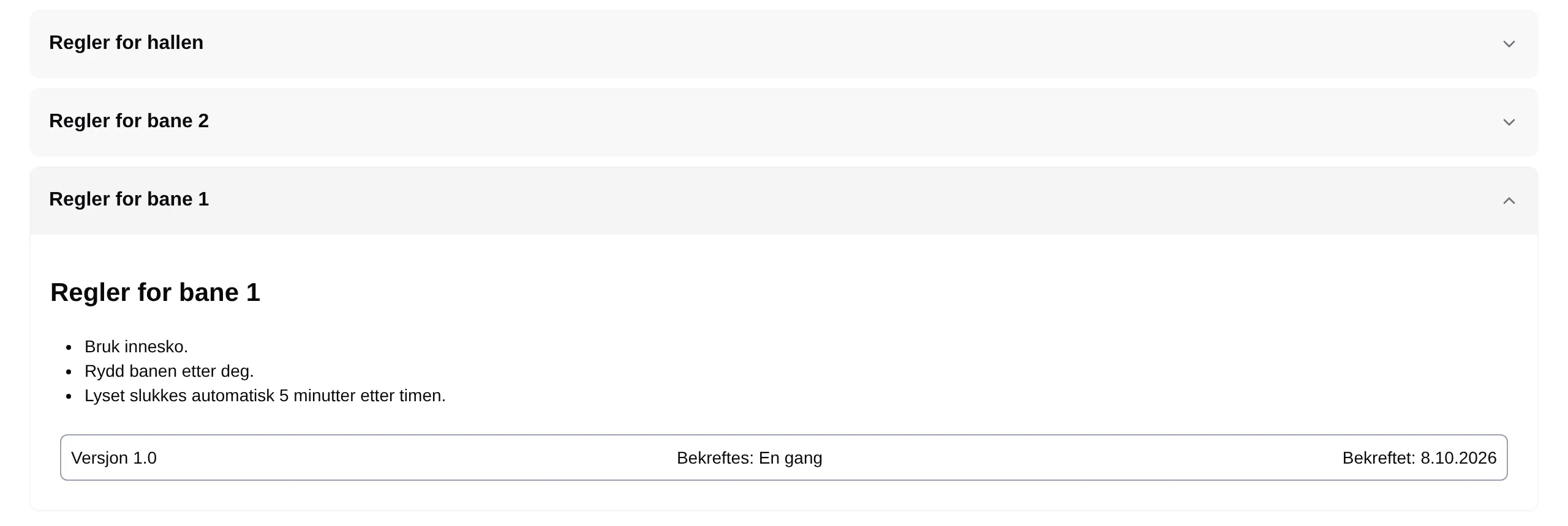 Regler slik kunden ser dem