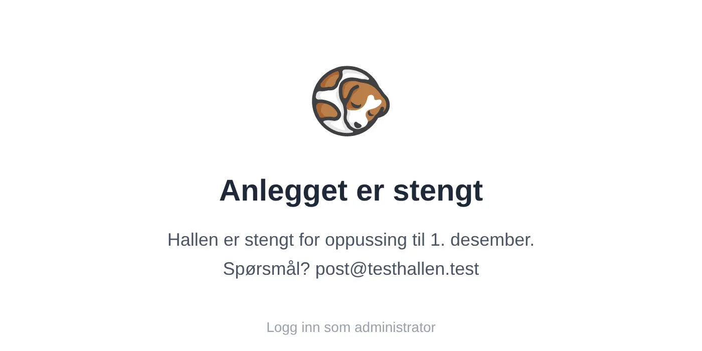 Den stengte siden